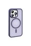 iPhone 14 Pro Max Case Magsafe Supported Camera Raised Silicone Matte Anti-Fingerprint Senk - 3