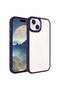 iPhone 15 Plus Case Transparent Back Camera Raised Silicone Butam