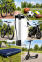 Hand Pump - Bicycle Pump - Ball Inflator Pump - Inflatable Products Air Pump - Motorcycle Pump - Tire Pump - Pilates Ball Pump 30 Cm. - 3