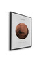 Mars Planet Kids Wall Art | Portrait Framed Canvas Print | Luxury Modern Decor for Kids Room - 3