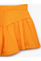 Bürümcük Fabric Skirt with Flounces and Shorts - 3