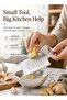 Stainless Steel Handheld Grater 50 g | Mini Garlic Ginger Zester Grater With Handle | Kitchen Grater For Lemon Cheese Chocolate Nutmeg Spices - 7