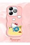 Infinix Smart 8 Pro Compatible Case Camera Protector Pink Silicone Couple Phone Case Kitty Pattern - 2