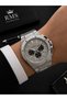 Romanson Premium Men's Wristwatch Steel Cord 5 Atm Water Resistance Dial with Stopwatch Ag2134.115