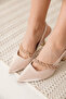 Beige Women's Heeled Shoes Tr08Ms36B - 8