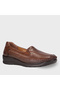Lına Genuine Leather Orthopedic Comfort Women's Casual Shoes Taba - 2