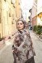 Allure Legendary Pattern Tencel Shawl - Mink - 4