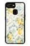 Oppo A5S Glossy Phone Case with Azure Lemon Garden Design