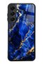 Samsung A16 Sapphire Gold Marble Design Glossy Phone Case