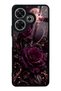 Xiaomi Redmi 13 4g Moonlit Burgundy Rose Design Glossy Phone Case