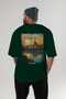 Budapest Hungary Green Oversize Country City Back Printed Unisex T-Shirt 100% Cotton Premium - 5