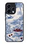 Oppo Reno 15 Blue Porcelain Cherry Coast Design Glossy Phone Case