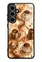 Samsung S24 Fe Golden Mocha Flow Design Glossy Phone Case