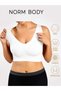 3-Piece Padded Bra Set Seamless-Flattening in One Package 3 Colors (Black/White/Skin) 2026 Collection - 3