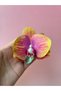Orchid Flower Figured Side Clasp Buckle Medium Size Aloha Women's Hair Accessory - 2