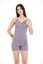 Women's 95% Viscose Polka Dot Patterned Shorts Set - 5