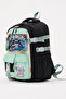 Orthopedic Gamer Patterned Boys' Primary School Backpack Thermal Nutrition Pencil Holder Set of 3 - 4