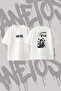 Pinkpantheress_4 Design Back Printed Cotton White Oversize T-Shirt