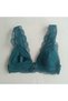 Women's Lace Front Snap Breastfeeding Bra Petrol Green Color Bb2680 - 7