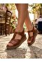 26340502Y Women's Comfort Leather Sandals - 3