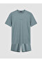طقم بيجامة رجالي من Peak New Season Standard Fit مطبوع عليه Florida - 5
