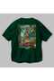 Havana Cuba Green Oversize Country City Back Printed Unisex T-Shirt 100% Cotton Premium - 3