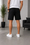 Men's Summer Sports Shorts Set of 2 Black Gray Comfortable Fit Anti-Sweat - 6