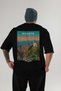 Bogota Colombia Black Oversize Country City Back Printed Unisex T-Shirt 100% Cotton Premium - 2
