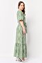 Women Allover Print Midi Dress, Multicolor - 2