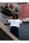 Women's Premium Oversize Tracksuit Set White T-Shirt 2 Thread Tracksuit Bottoms Set of 2 - 3
