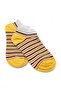 Women's Yellow Striped 6-Piece Booties Socks Set - Fun Concept Socks - 4