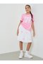 Teens Pink Bow T-Shirt And Knee Length Skirt Set