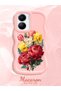 Vivo Y56 Compatible Case Camera Protector Pink Silicone Couple Phone Case Floral Pattern - 2