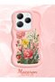 Infinix Hot 40 Pro Compatible Case Camera Protective Pink Silicone Couple Phone Case Floral Pattern - 2