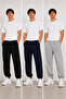 3-Piece Men's Rubberized Trackpants