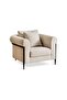 BOOMO SINGLE SEATER SOFA -BEIGE - 5