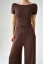 Women's Trousers-Blouse Viscose Modal Comfort Set - 4