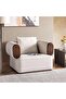 SEINE SINGLE SEATER SOFA - BEIGE