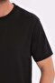 Men's Athlete Crew Neck T-Shirt Black-5017 - 6