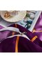 Duvet Cover 240 x 260 cm Lilac Purple Adult Double Bed Linen Set Duvet Cover Sets Modern 3D Geometric Bedding Set with Zip Closure - 6