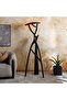 Accent Sculpted LED Resin Floor Lamp 65x180cm - Black - 2