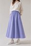 Modest Long Girls' Seasonal Skirt-Ice Lilac