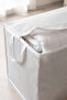 Quilt Storage Bag with Zipper and Handle, Blanket and Duvet Organizer 80X40X60 cm - 3