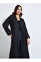 Linen Abaya With Wide Sleeve Cuff - 2