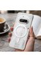 Nothing Phone (3A) Case with Magsafe Feature, Non-Yellowing Crystal Hard Cover, Transparent