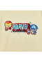 Crew Neck Short Sleeves T-shirt with Avengers Print - 4