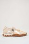 Women's Beige Colored Comfortable Sole Velcro Ballerina Casual Sports Shoes - Comfortable and Lightweight Seferi2043 - 3