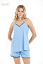 Women's 95% Viscose Shepherd Stitched Shorts Set