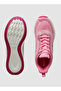 Women's Pink Low-Top Sneakers - Lightweight with White Sole, Comfortable Casual Shoes - 5