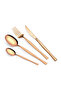 86-Piece Rose Gold Sandblast Cutlery Set – Premium 18/10 Stainless Steel, Elegant & Durable Flatware